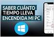 Windows 10 Cómo saber cuánto tiempo que le queda la